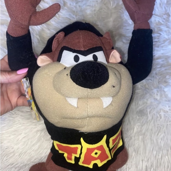 Vintage Nanco TAZ plush toy looney tune Tasmanian devil stuffed animal retro NWT - Picture 1 of 11